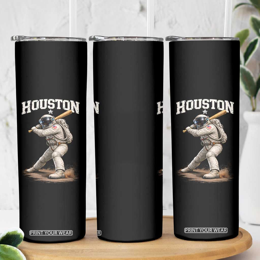 Houston Astronaut Baseball Player Skinny Tumbler Clutch City TS10 Print Your Wear