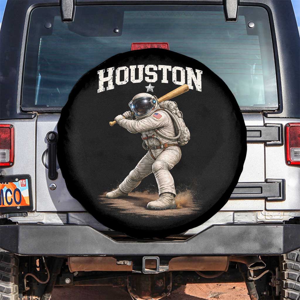 Houston Astronaut Baseball Player Spare Tire Cover Clutch City TS10 No hole Black Print Your Wear