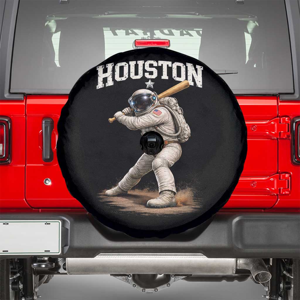 Houston Astronaut Baseball Player Spare Tire Cover Clutch City TS10 Black Print Your Wear