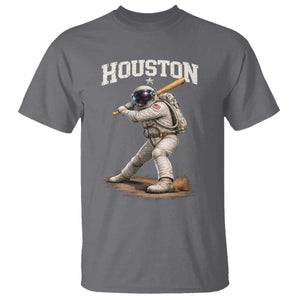 Houston Astronaut Baseball Player T Shirt Clutch City TS10 Charcoal Print Your Wear