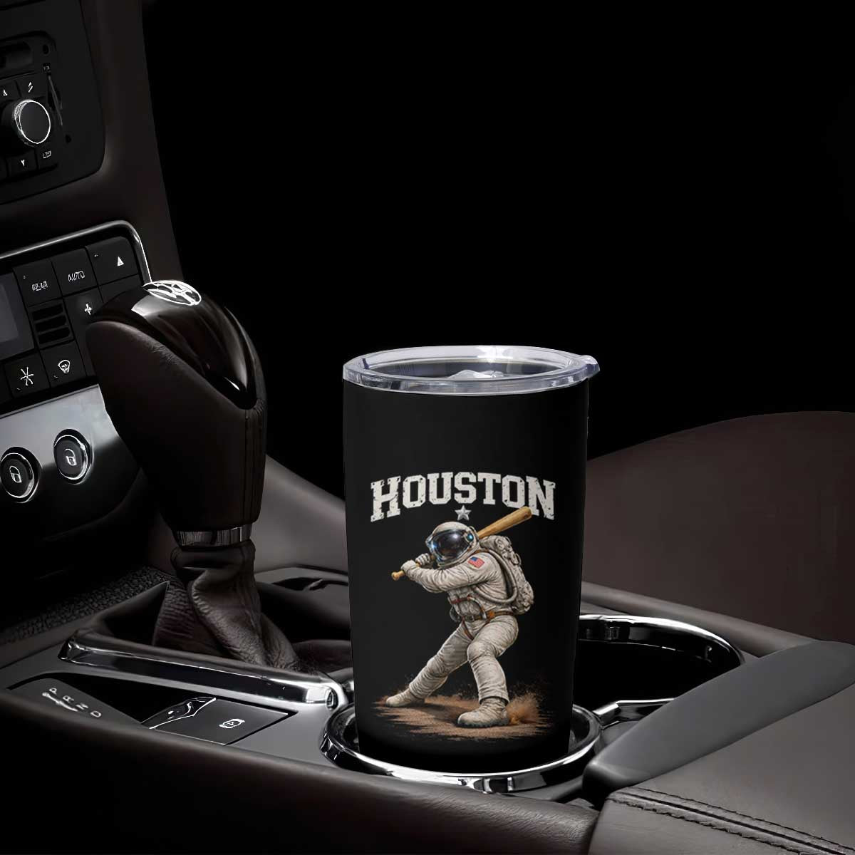 Houston Astronaut Baseball Player Tumbler Cup Clutch City TS10 Print Your Wear