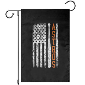 Vintage Astro Garden Flag Last Name Baseball American Flag Retro Style 70s 80s 90s TS10 Black Print Your Wear