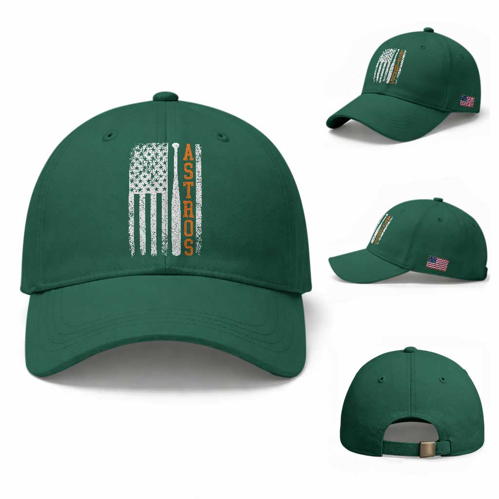 Vintage Astro Baseball Cap Last Name Baseball American Flag Retro Style 70s 80s 90s TS10 Baseball Cap Universal Fit Irish Green Print Your Wear