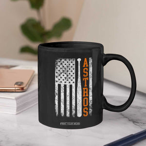 Vintage Astro Coffee Mug Last Name Baseball American Flag Retro Style 70s 80s 90s TS10 Print Your Wear