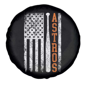Vintage Astro Spare Tire Cover Last Name Baseball American Flag Retro Style 70s 80s 90s TS10 Print Your Wear