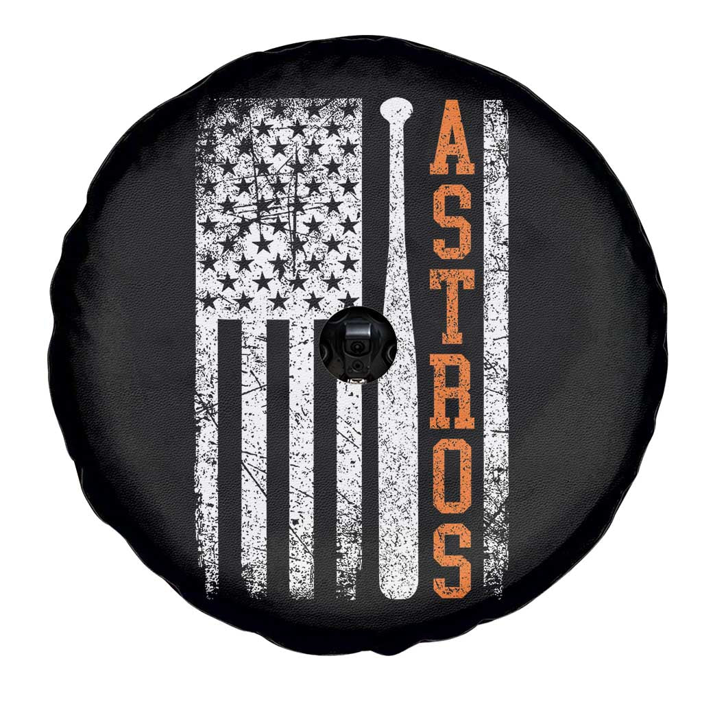 Vintage Astro Spare Tire Cover Last Name Baseball American Flag Retro Style 70s 80s 90s TS10 Print Your Wear