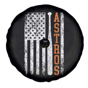 Vintage Astro Spare Tire Cover Last Name Baseball American Flag Retro Style 70s 80s 90s TS10 Print Your Wear