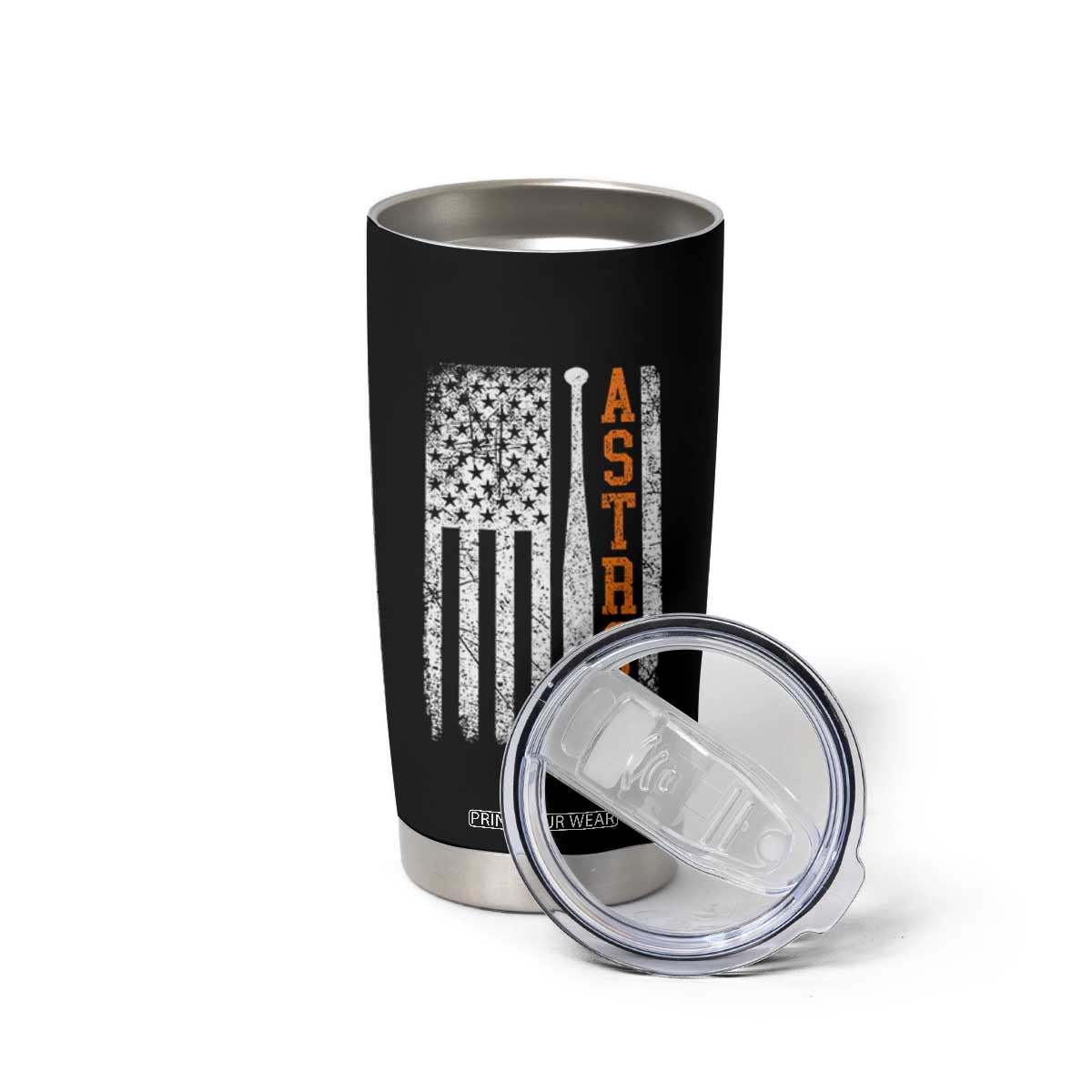 Vintage Astro Tumbler Cup Last Name Baseball American Flag Retro Style 70s 80s 90s TS10 Print Your Wear
