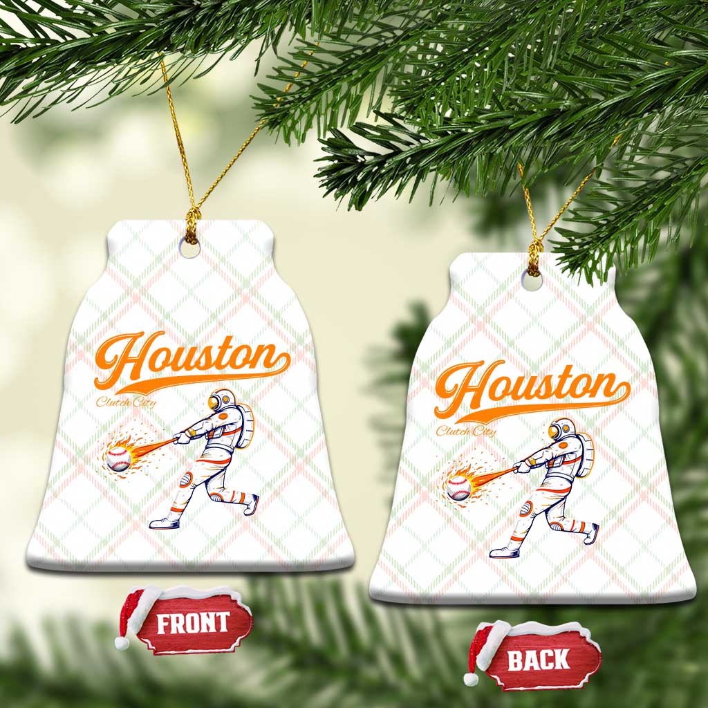 Houston Clutch City Ceramic Ornament Astronaut Baseball Player In Space TS10 Print Your Wear