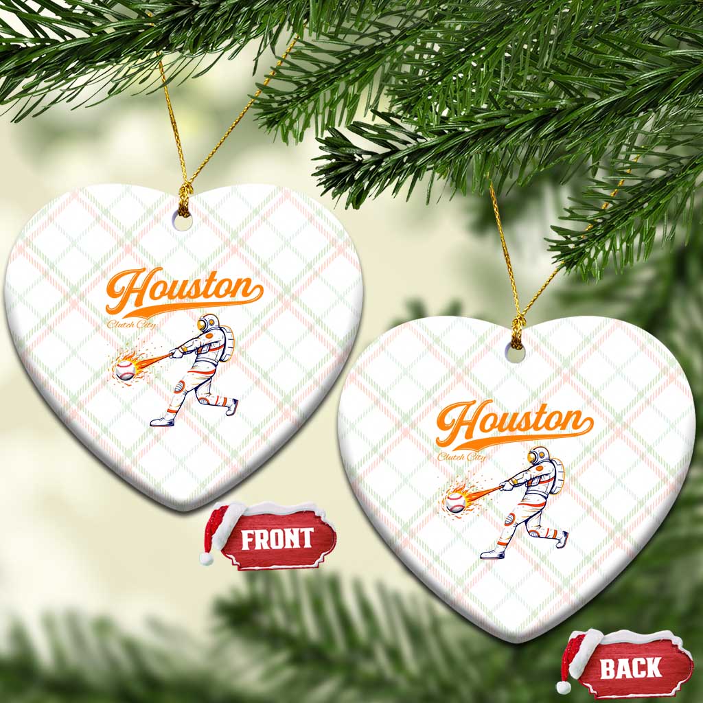 Houston Clutch City Ceramic Ornament Astronaut Baseball Player In Space TS10 Print Your Wear