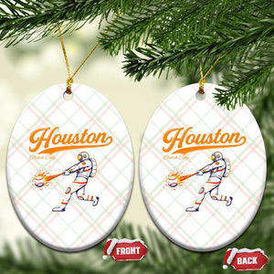 Houston Clutch City Ceramic Ornament Astronaut Baseball Player In Space TS10 Print Your Wear