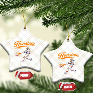 Houston Clutch City Ceramic Ornament Astronaut Baseball Player In Space TS10 Print Your Wear