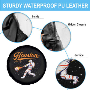 Houston Clutch City Spare Tire Cover Astronaut Baseball Player In Space TS10 Print Your Wear