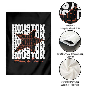 Houston Sport Baseball Fans Garden Flag US State Vintage Graphic TS10 Print Your Wear