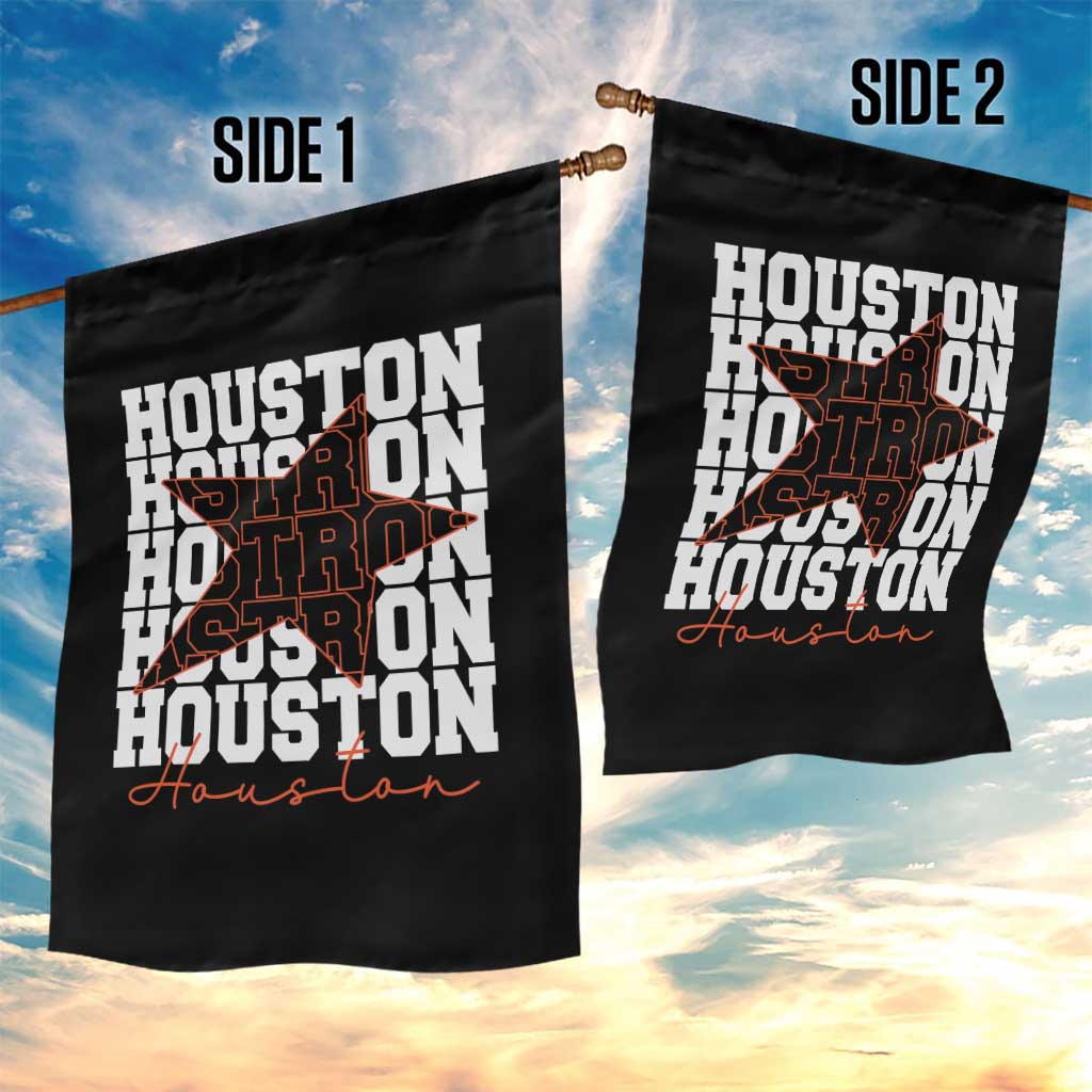 Houston Sport Baseball Fans Garden Flag US State Vintage Graphic TS10 Print Your Wear