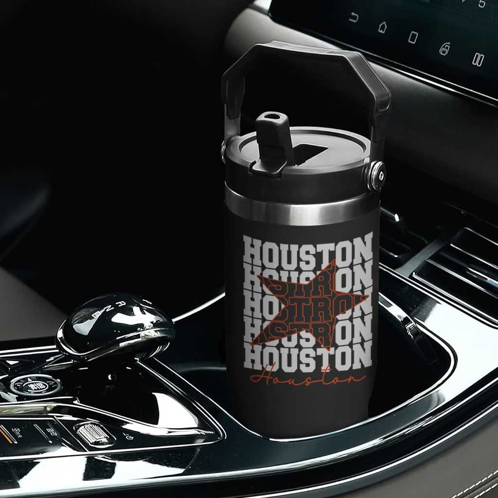 Houston Sport Baseball Fans Flip Straw Tumbler US State Vintage Graphic TS10 Print Your Wear
