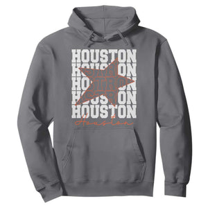 Houston Sport Baseball Fans Hoodie US State Vintage Graphic TS10 Charcoal Print Your Wear