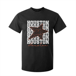 Houston Sport Baseball Fans T Shirt For Kid US State Vintage Graphic TS10 Black Print Your Wear