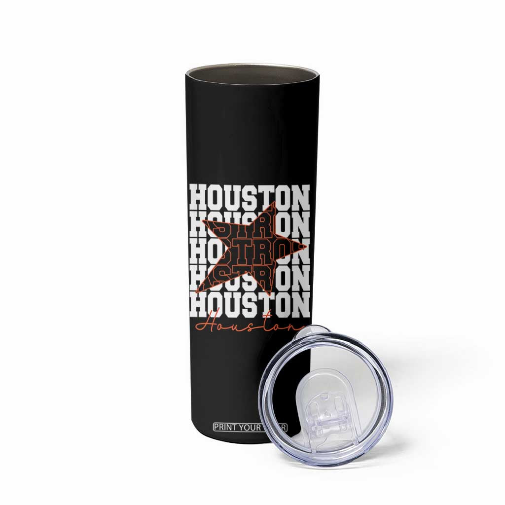 Houston Sport Baseball Fans Skinny Tumbler US State Vintage Graphic TS10 Print Your Wear