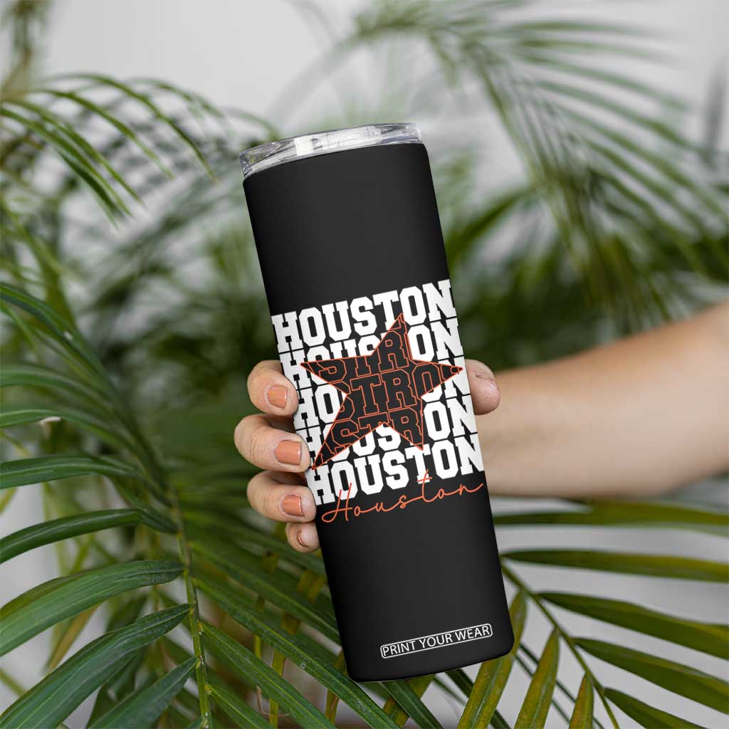 Houston Sport Baseball Fans Skinny Tumbler US State Vintage Graphic TS10 Print Your Wear