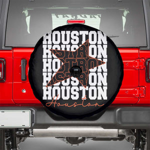 Houston Sport Baseball Fans Spare Tire Cover US State Vintage Graphic TS10 Black Print Your Wear