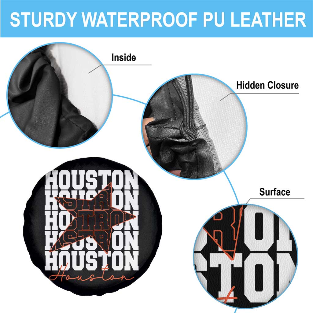 Houston Sport Baseball Fans Spare Tire Cover US State Vintage Graphic TS10 Print Your Wear