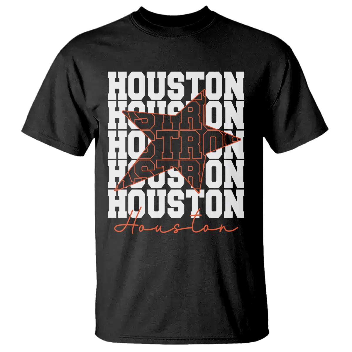 Houston Sport Baseball Fans T Shirt US State Vintage Graphic TS10 Black Print Your Wear