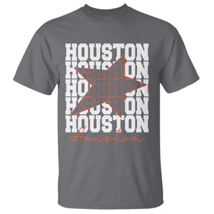 Houston Sport Baseball Fans T Shirt US State Vintage Graphic TS10 Charcoal Print Your Wear