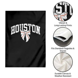 Retro Houston Garden Flag Baseball Coquette Bow Varsity Vintage Sports 80s 90s TS10 Print Your Wear