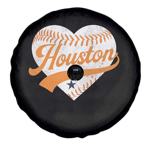 Houston Clutch City Spare Tire Cover Baseball Heart Varsity Script Vintage Sports Fans TS10 Print Your Wear