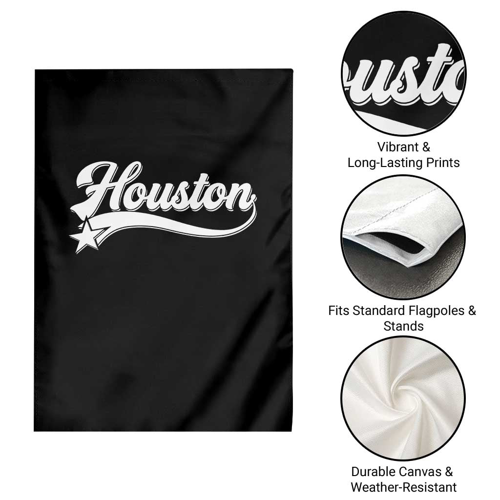 Retro Houston Garden Flag Varsity Script Vintage Sports Jersey Style 80s 90s TS10 Print Your Wear