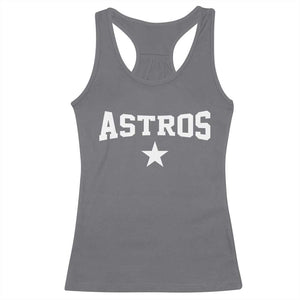 Vintage Astro Varsity Name Racerback Tank Top Retro Throwback Athletic Sports Style 80s 90s TS10 Charcoal Print Your Wear