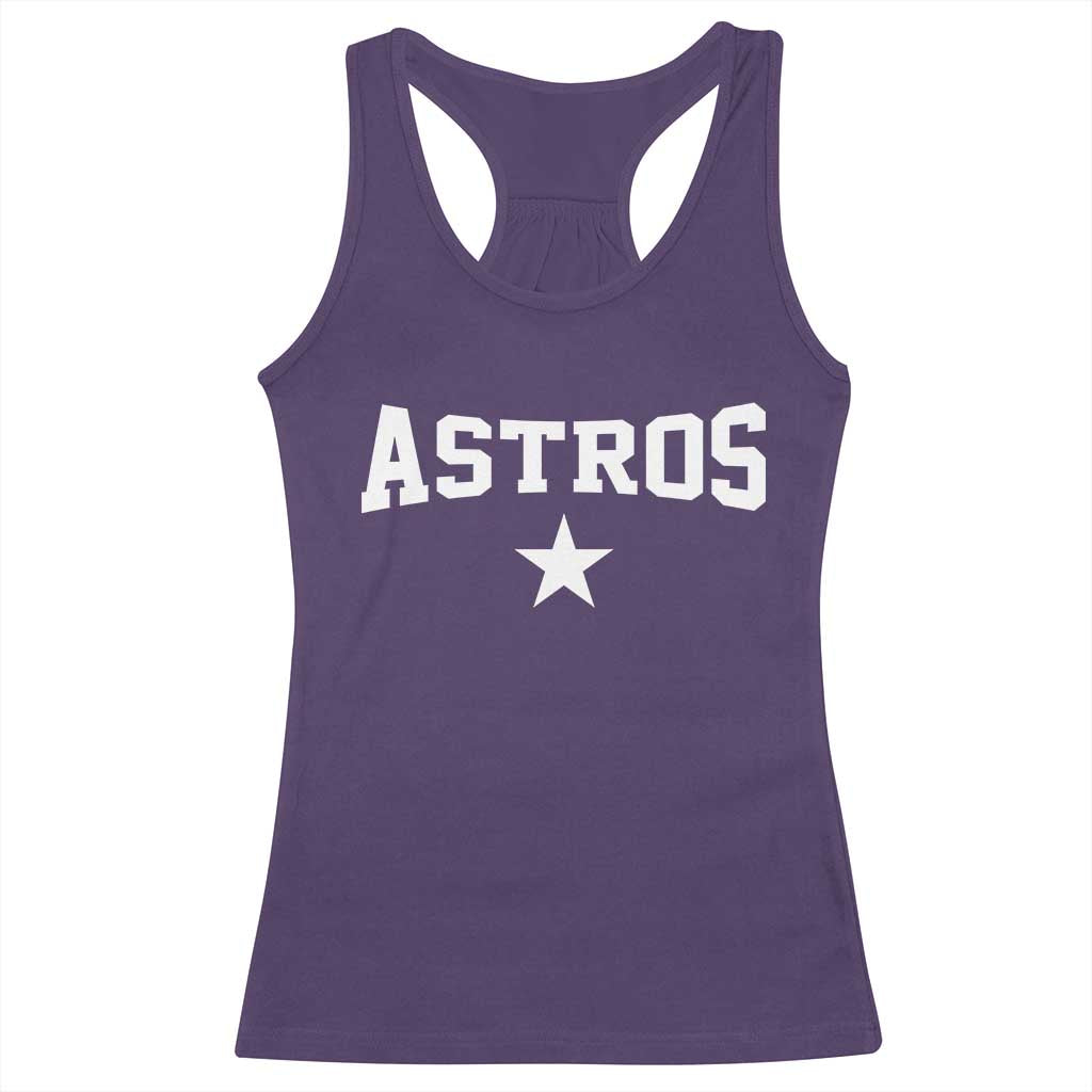 Vintage Astro Varsity Name Racerback Tank Top Retro Throwback Athletic Sports Style 80s 90s TS10 Purple Print Your Wear