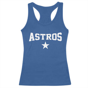 Vintage Astro Varsity Name Racerback Tank Top Retro Throwback Athletic Sports Style 80s 90s TS10 Royal Blue Print Your Wear