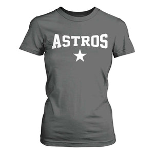 Vintage Astro Varsity Name T Shirt For Women Retro Throwback Athletic Sports Style 80s 90s TS10 Dark Heather Print Your Wear