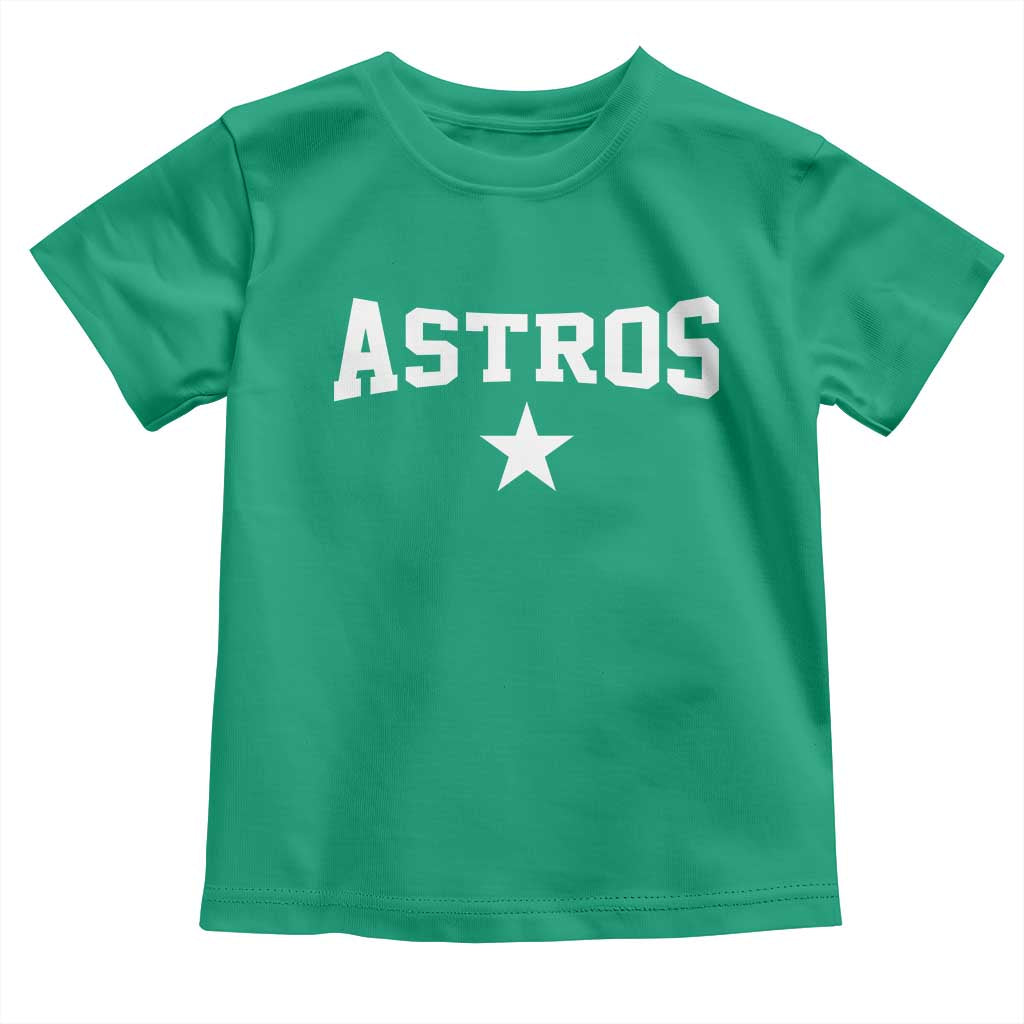 Vintage Astro Varsity Name Toddler T Shirt Retro Throwback Athletic Sports Style 80s 90s TS10 Irish Green Print Your Wear