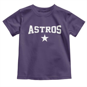 Vintage Astro Varsity Name Toddler T Shirt Retro Throwback Athletic Sports Style 80s 90s TS10 Purple Print Your Wear