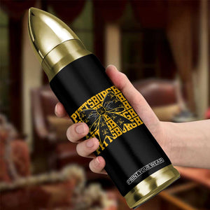 Pittsburgh Coquette Bow Bullet Tumbler Retro Sports Style Pirate Skull TS10 Print Your Wear