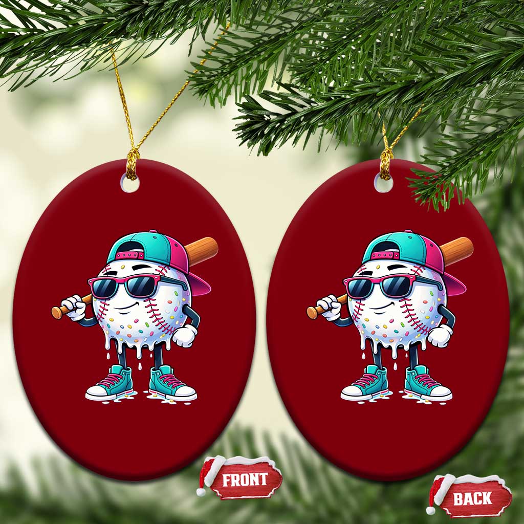 Baseball Life Style Ceramic Ornament Youth Drip Baseball Boys Kid TS10 Print Your Wear