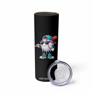 Baseball Life Style Skinny Tumbler Youth Drip Baseball Boys Kid TS10 Print Your Wear