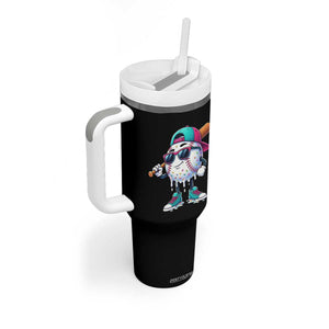 Baseball Life Style Tumbler With Handle Youth Drip Baseball Boys Kid TS10 Print Your Wear
