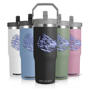 Christian Baptism Flip Straw Tumbler Left It In The Water Matthew 28 19 TS10 Print Your Wear