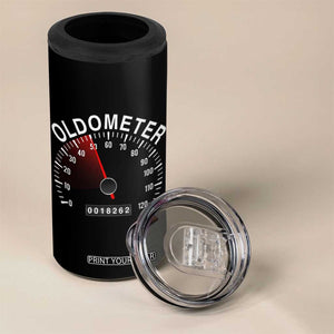 Funny 50th Birthday 4 in 1 Can Cooler Tumbler Oldometer Odometer 50 Year Old Joke TS10 Print Your Wear
