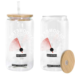 Funny 50th Birthday Glass Can Oldometer Odometer 50 Year Old Joke TS10 Print Your Wear
