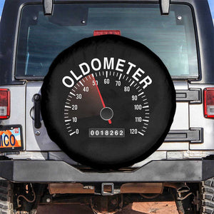 Funny 50th Birthday Spare Tire Cover Oldometer Odometer 50 Year Old Joke TS10 No hole Black Print Your Wear