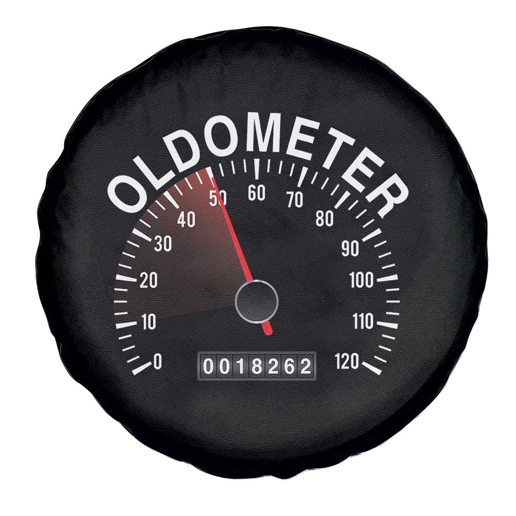 Funny 50th Birthday Spare Tire Cover Oldometer Odometer 50 Year Old Joke TS10 Print Your Wear