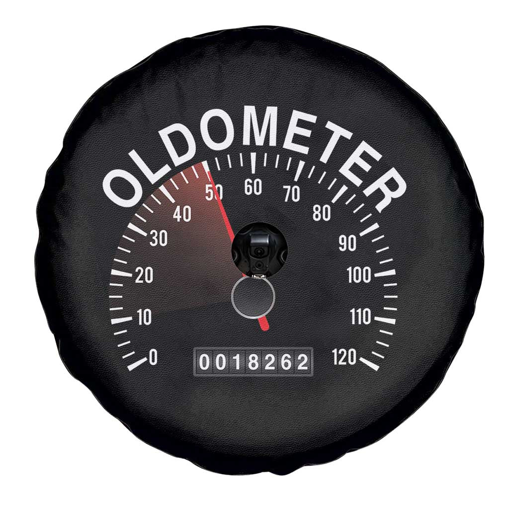 Funny 50th Birthday Spare Tire Cover Oldometer Odometer 50 Year Old Joke TS10 Print Your Wear