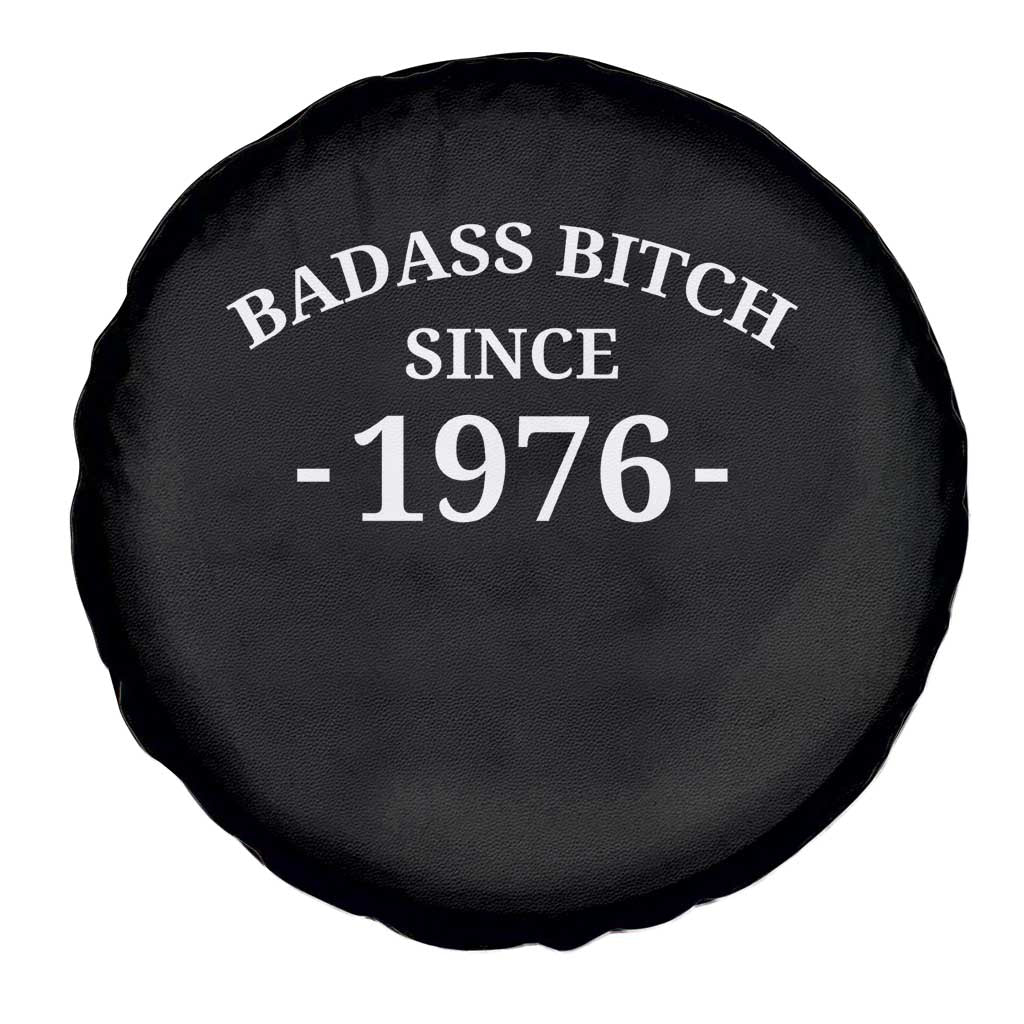 Funny 50th Birthday Spare Tire Cover Badass Bih Since 1976 TS10 Print Your Wear
