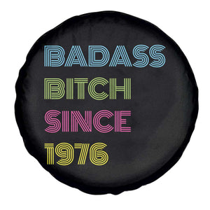 Funny 50th Birthday Spare Tire Cover Retro Vintage Badass Bih Since 1976 TS10 Print Your Wear