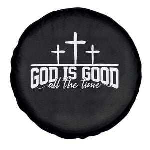 God Is Good Spare Tire Cover Jesus Cross Minimal Religious Faith Bible Verse Inspirational TS10 Print Your Wear